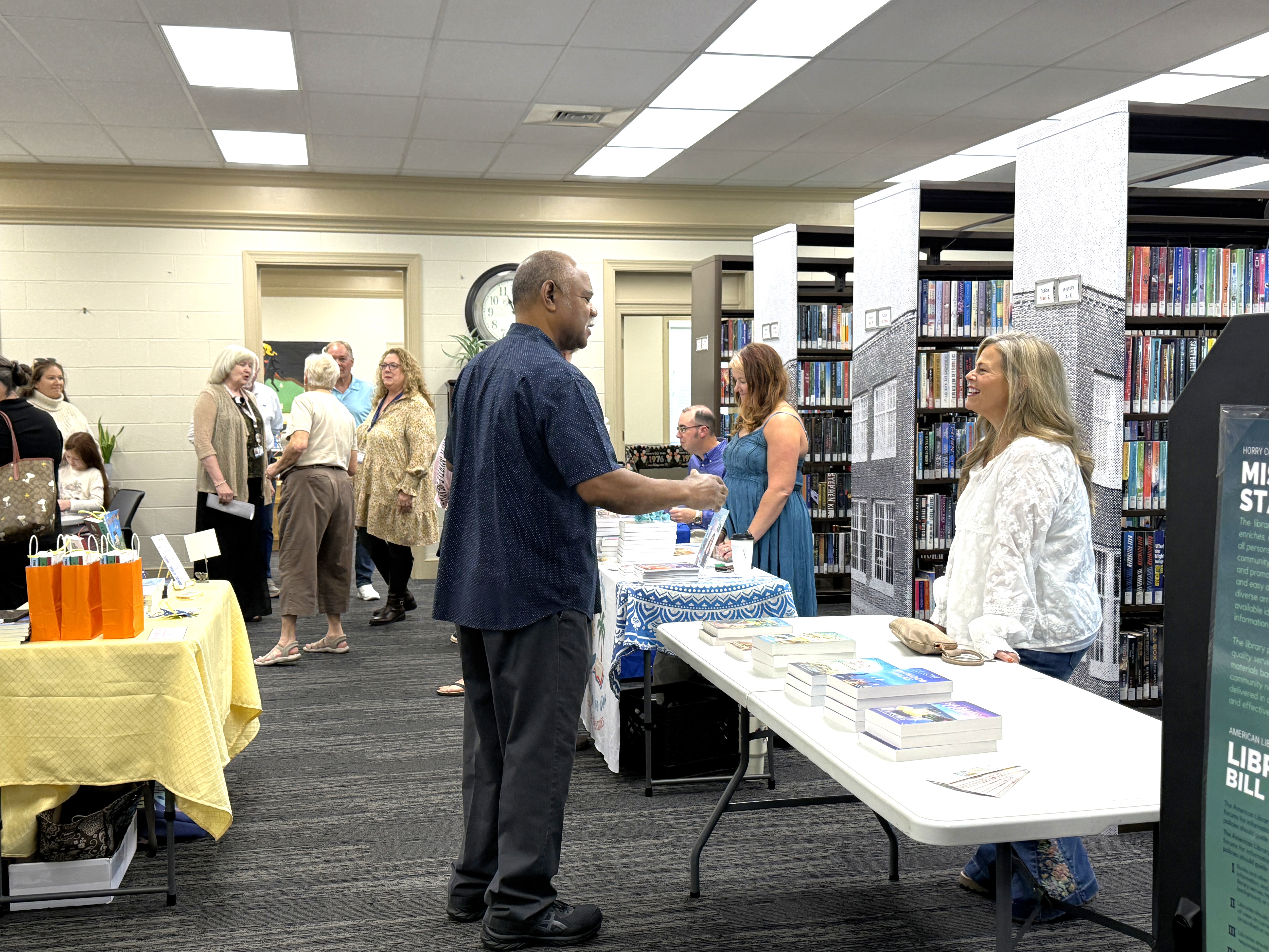Several local authors were among those to attend 50th anniversary celebration 