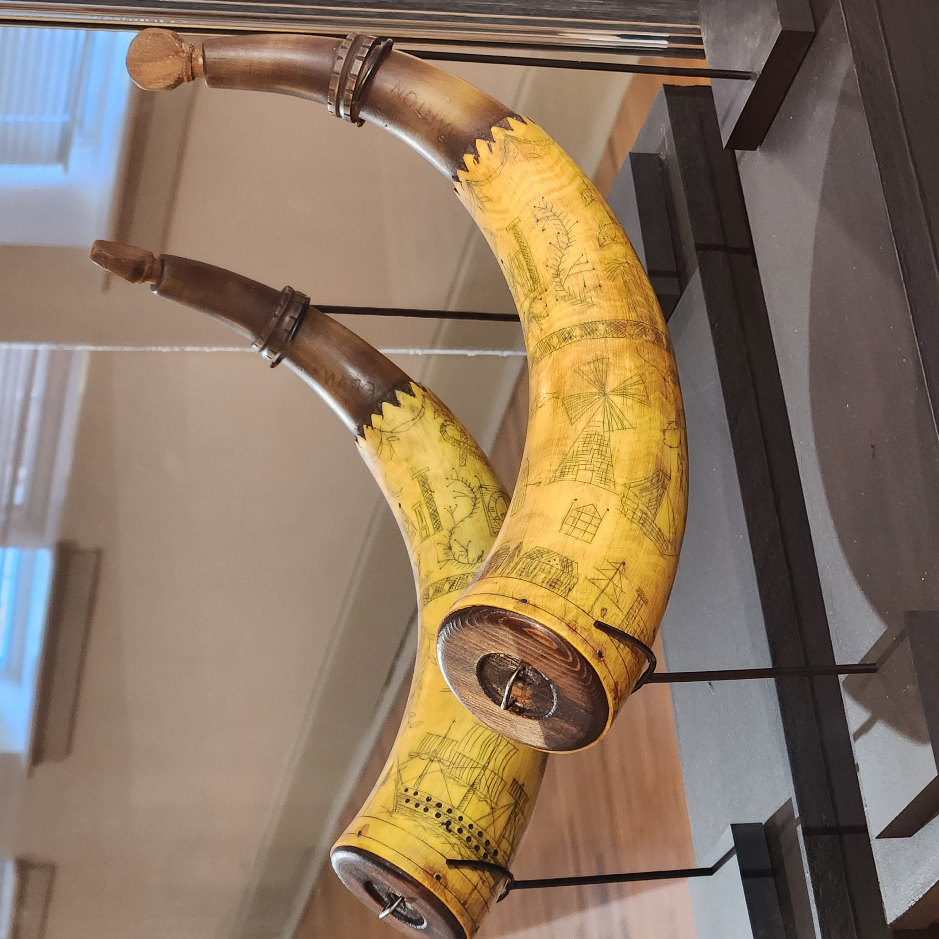 Items on display from Revolutionary War era 