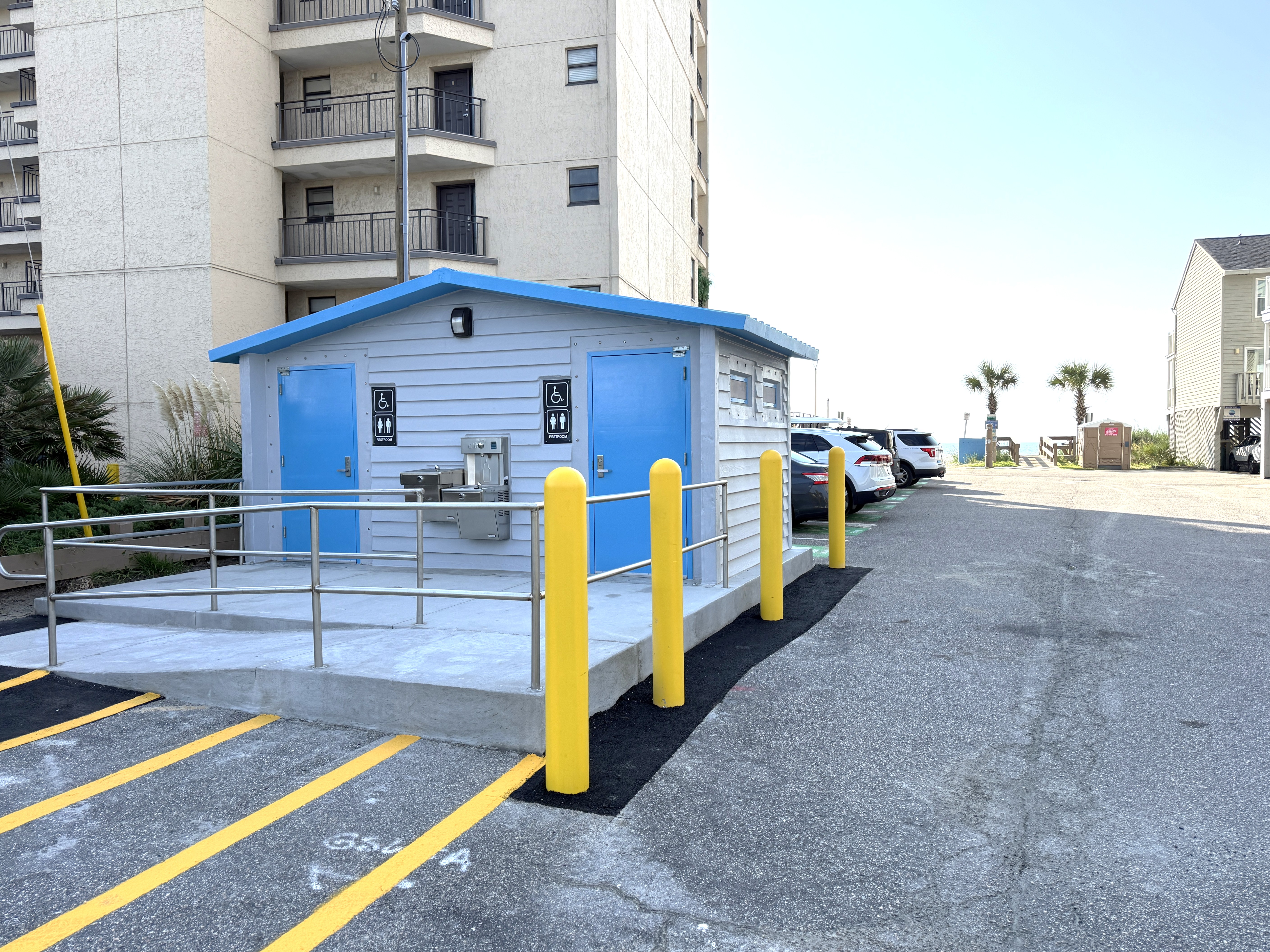 Permanent restroom added to Hawes Avenue Beach Access in Garden City