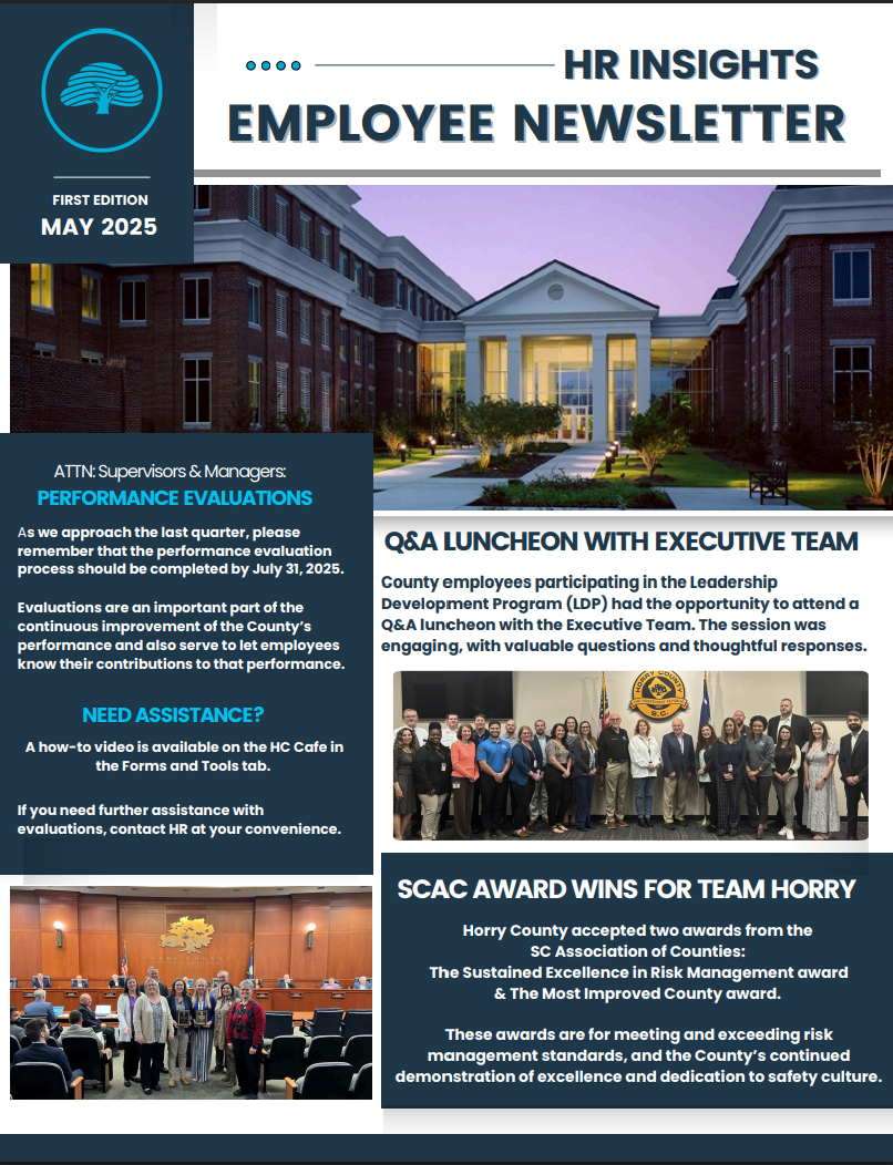 May 2025 HR Newsletter Poster