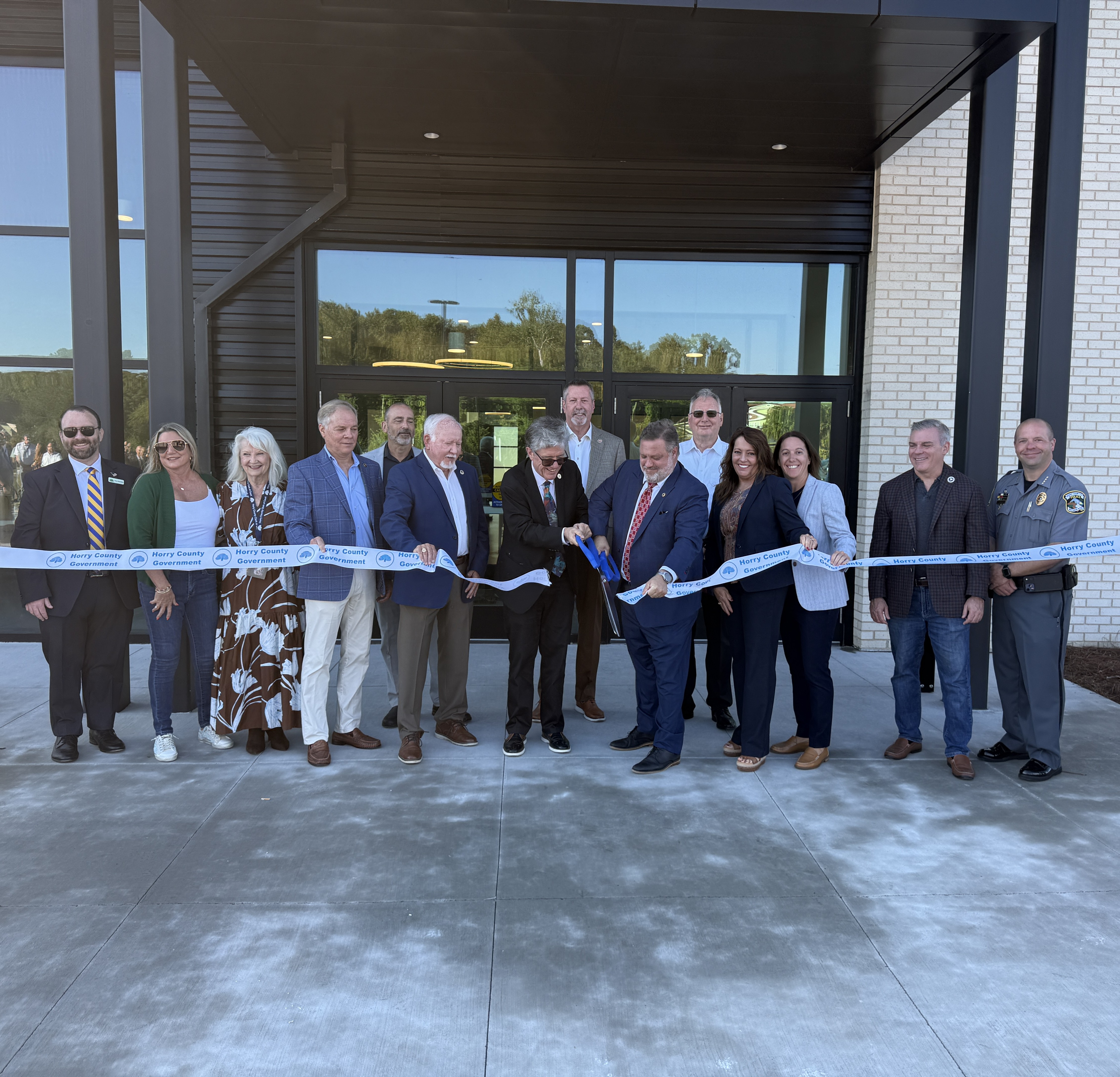 Horry County Council members and county officials cut ribbon for new Central Coast Complex