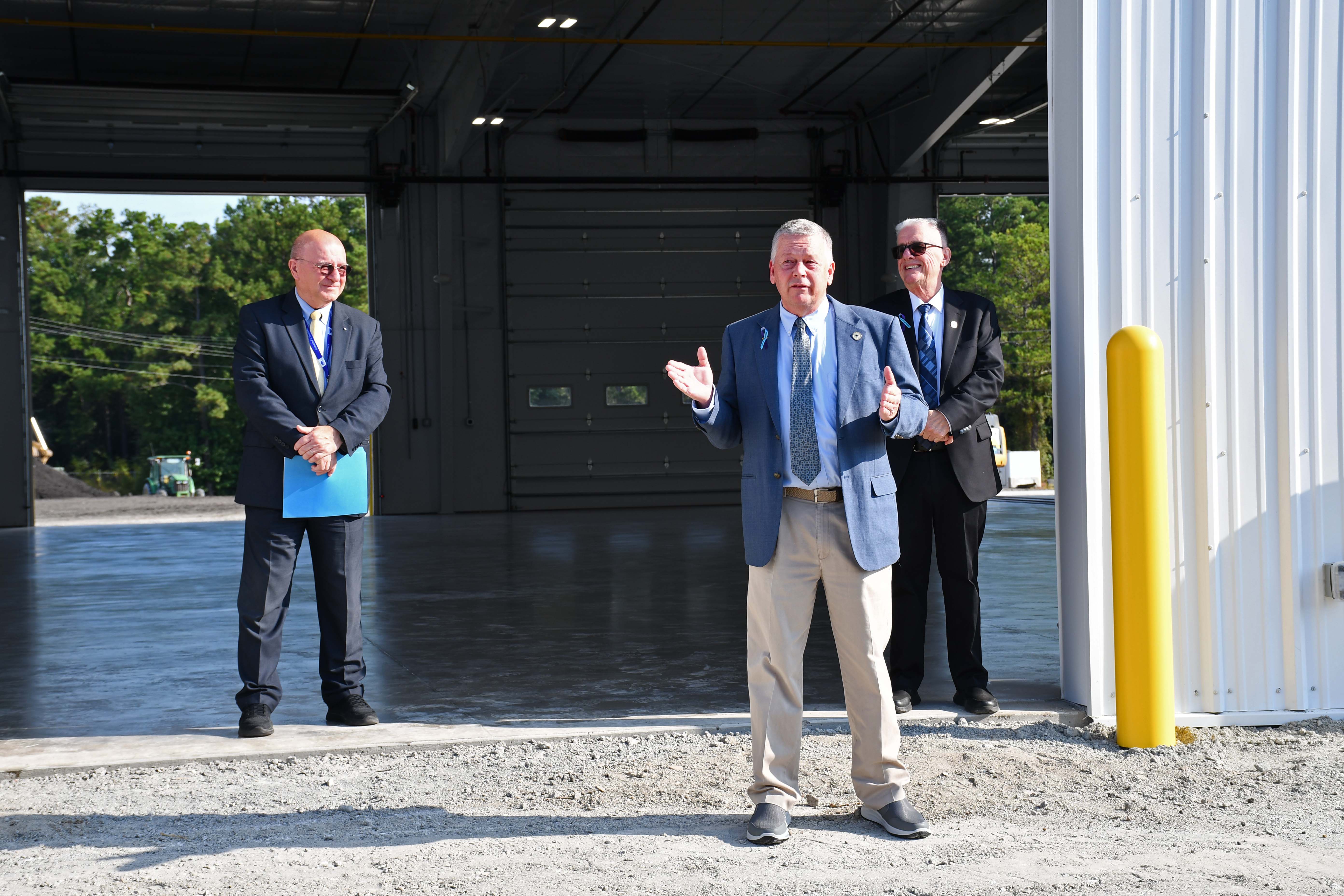 Councilman Al Allen delivers remarks during ribbon cutting