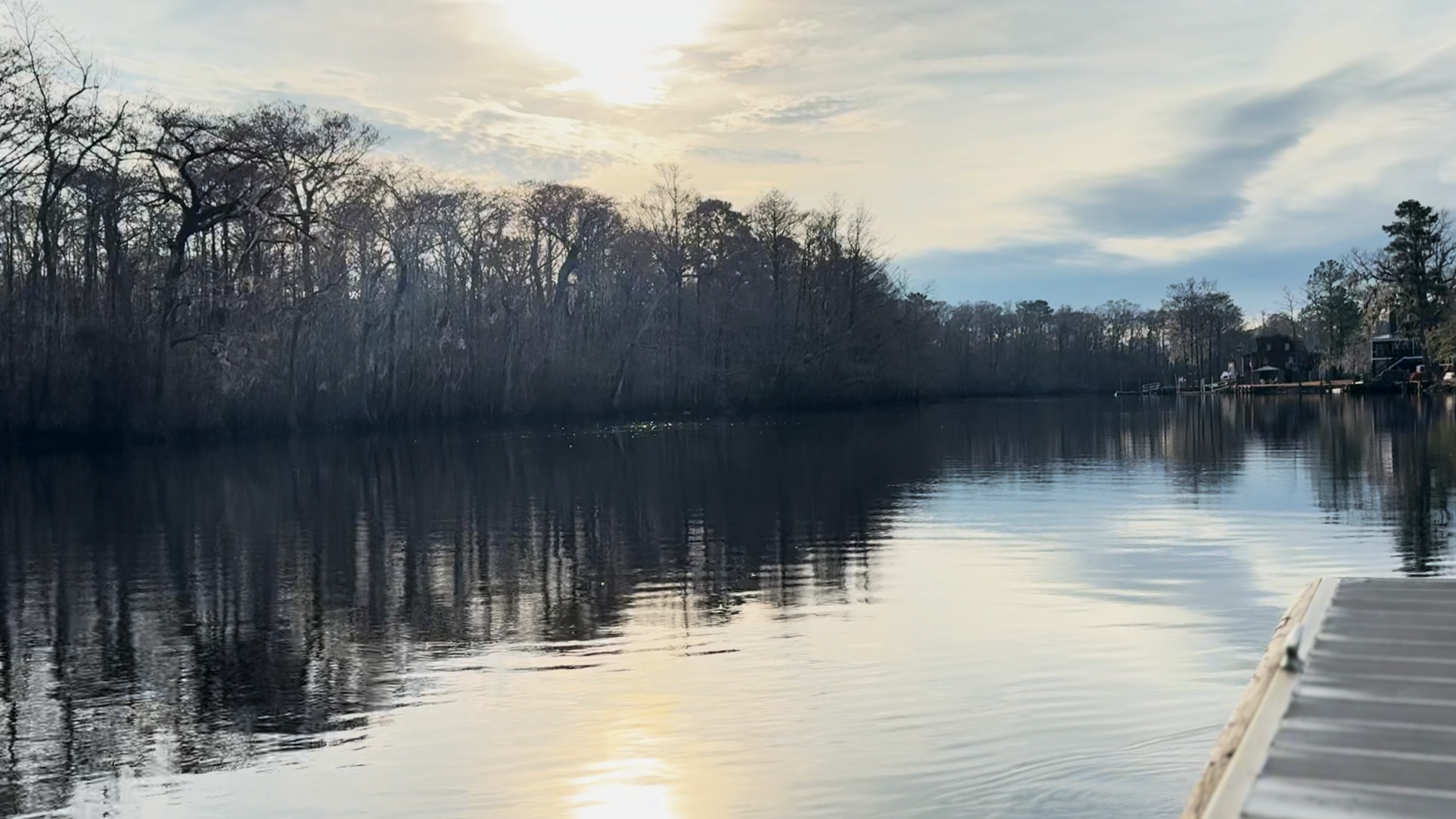 Pitch Landing sampling site along the Waccamaw River 