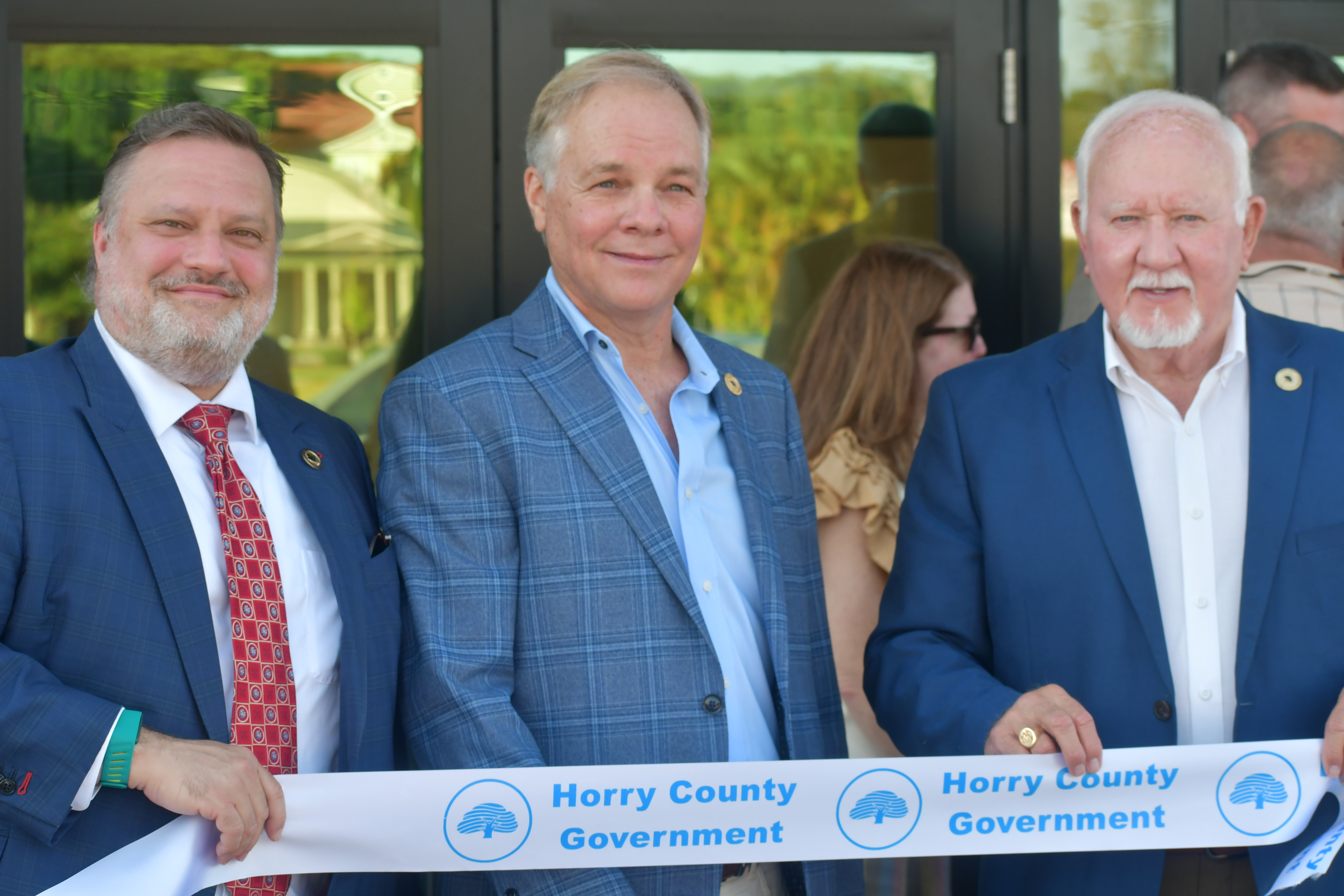 Horry County Council members Dennis DiSabato, Mark Causey and Danny Hardee 