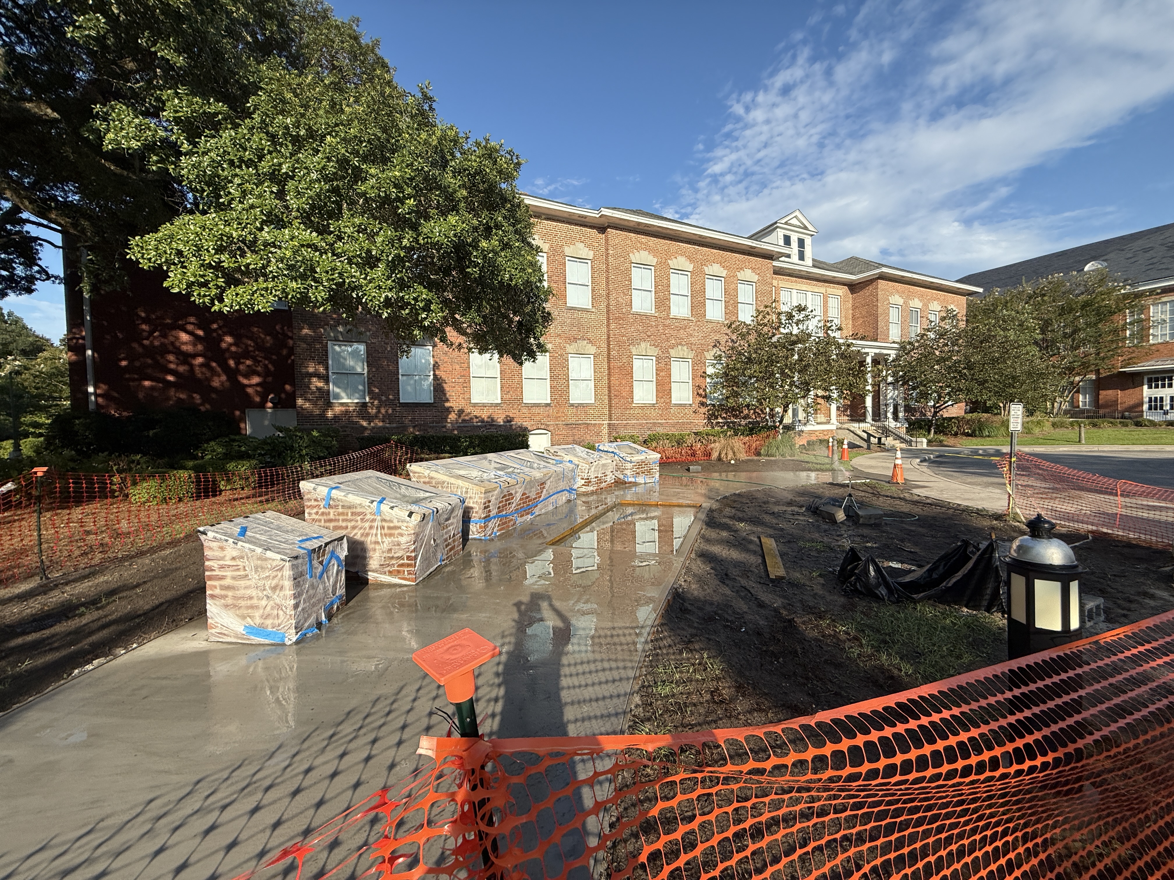 Charters of Freedom begins to take shape outside Horry County Museum
