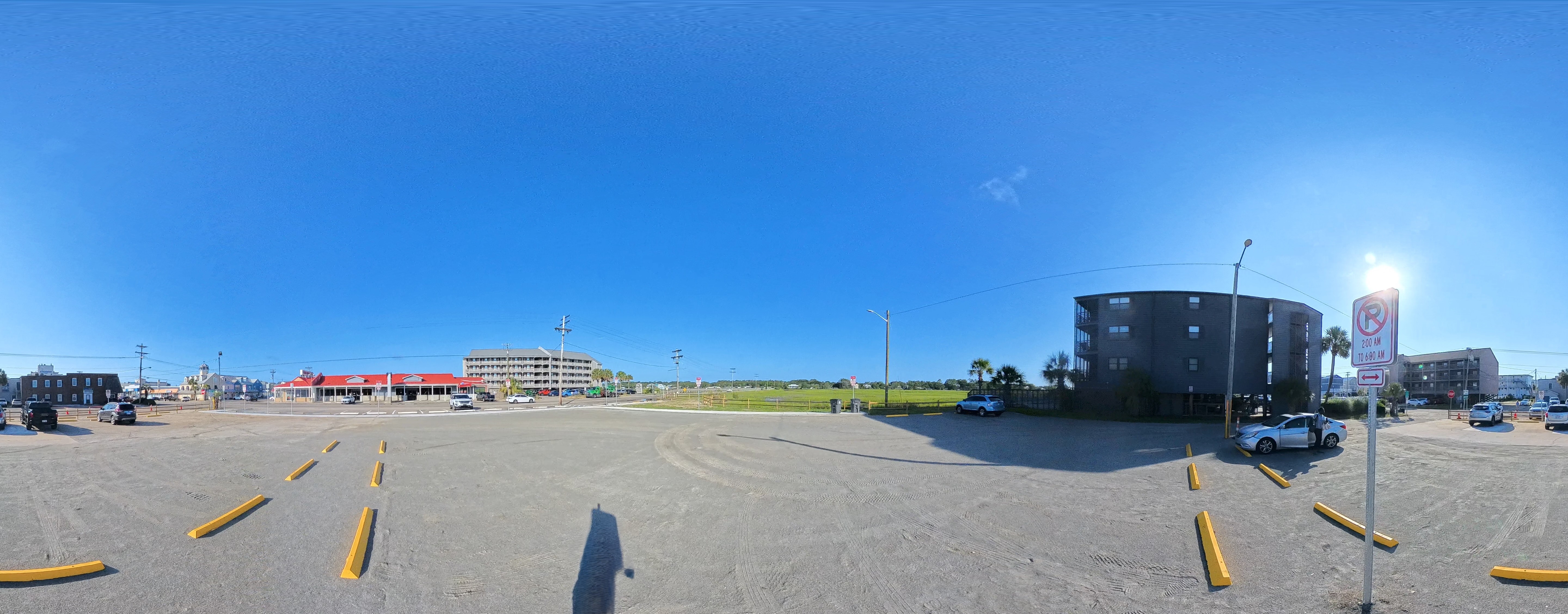 360 View Of Parking Lot