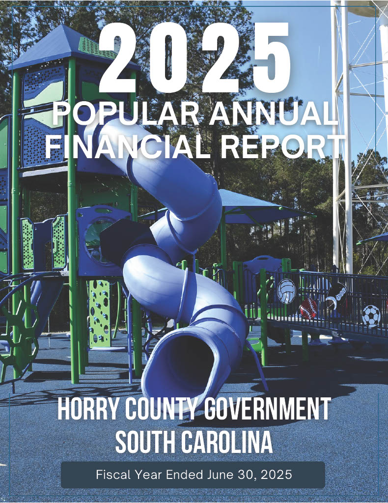 Horry County Government 2025 Popular Annual Financial Report Image