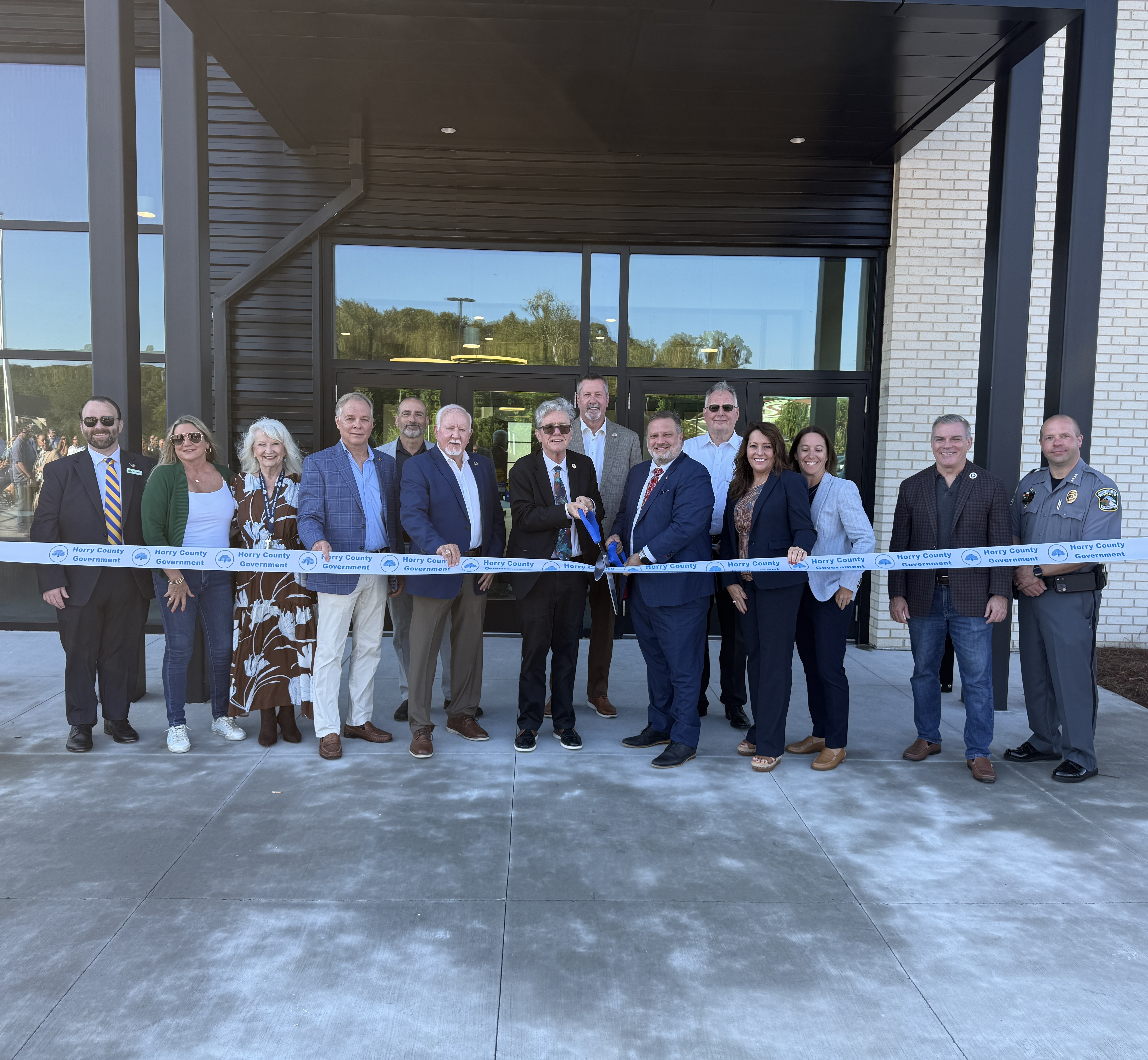 Horry County Council members and county officials cut ribbon for new Central Coast Complex